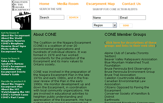 Coalition on the Niagara Escarpment